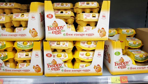 Happy egg boxes